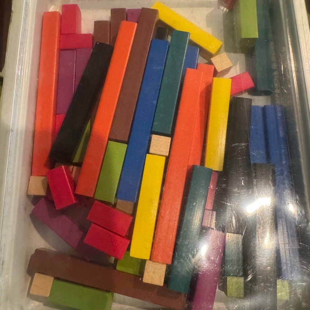 Cuisenaire WOOD Rods Math
Manipulatives VINTAGE
